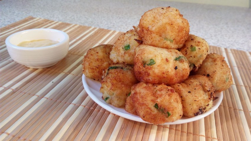 Картофельные шарики во фритюре