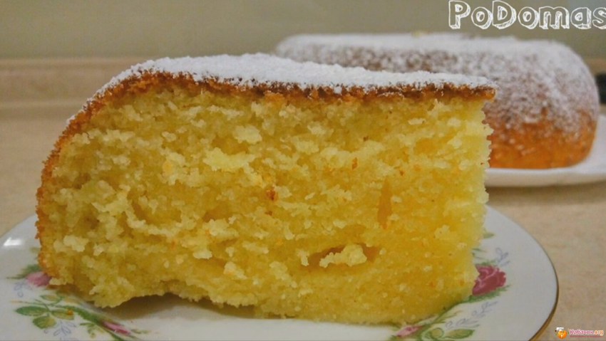 Манник на кефире в духовке