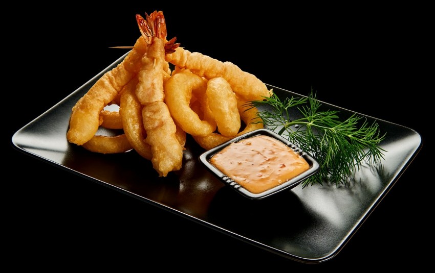 Креветки жареные в кляре