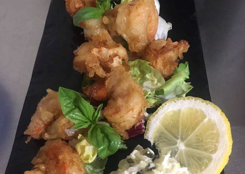 Креветки в пышном кляре