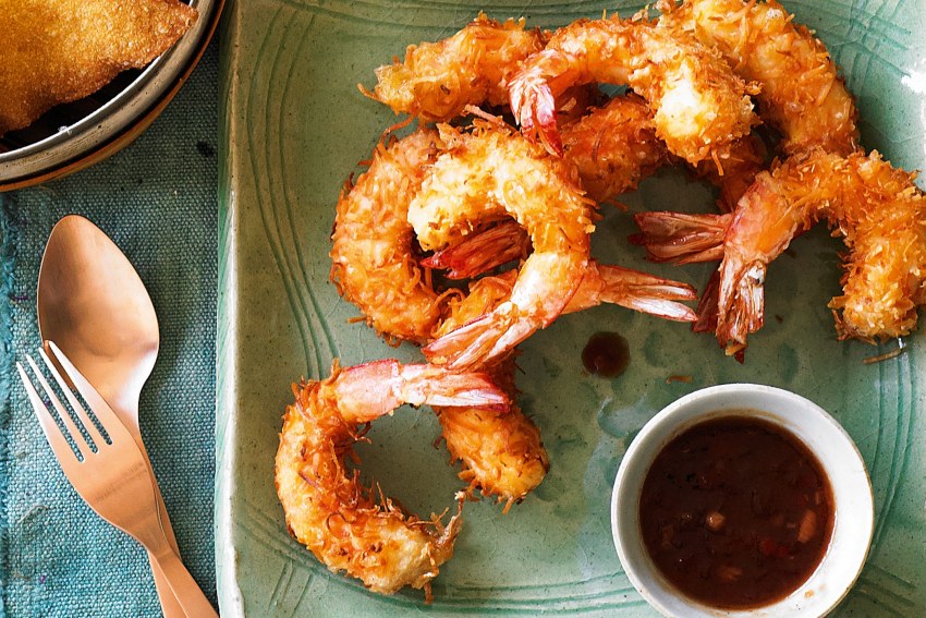 Креветки в темпуре с васаби