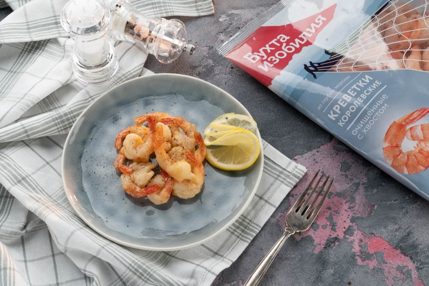 Креветки в кляре