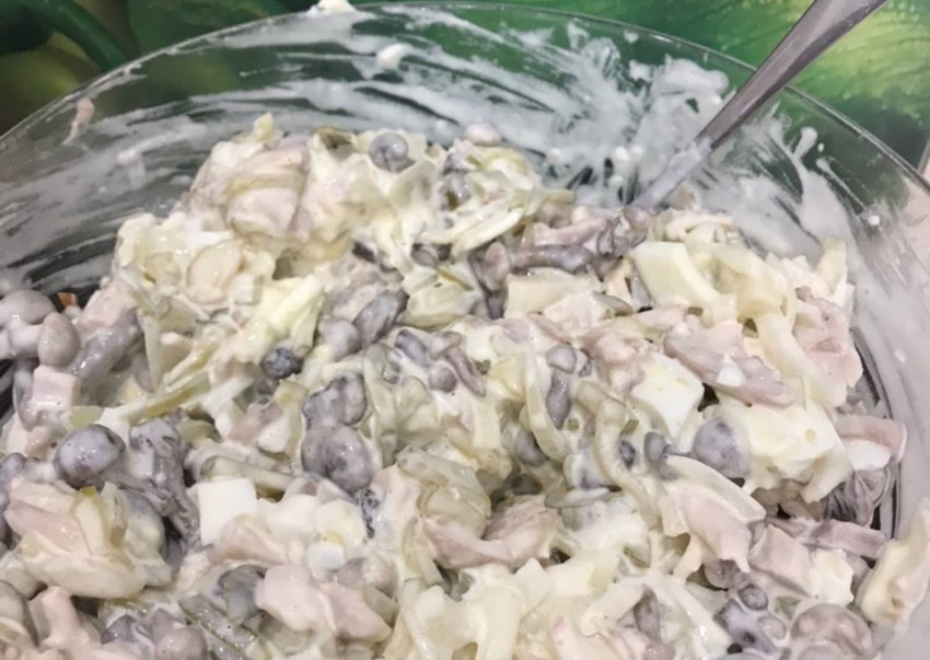 Салат серпантин