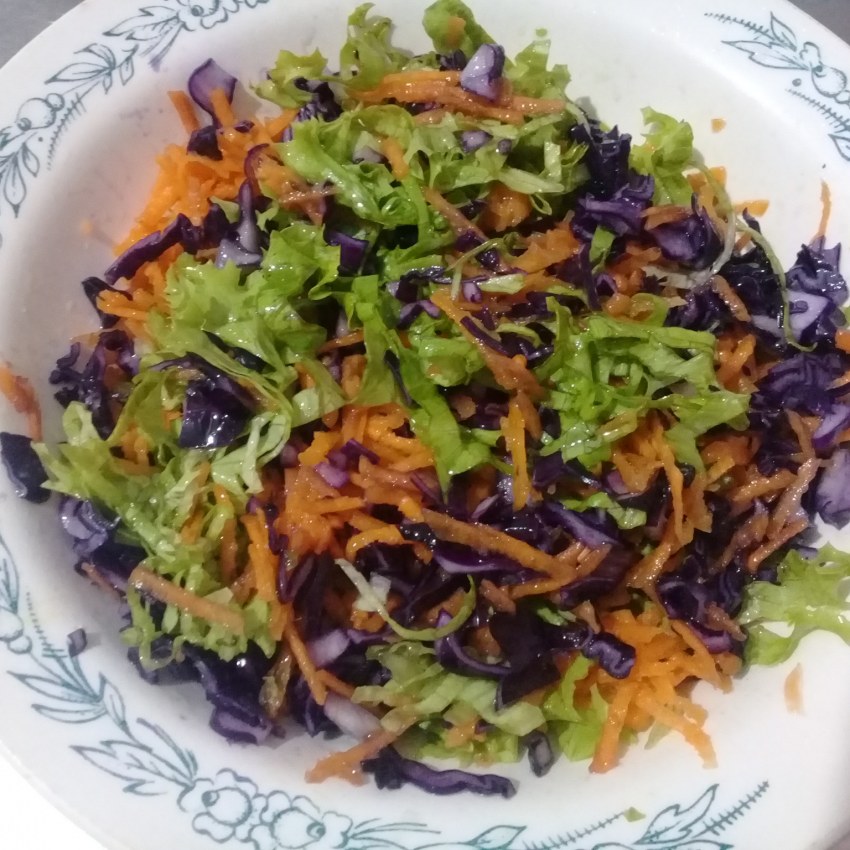 Ели у Емели зеленый салат