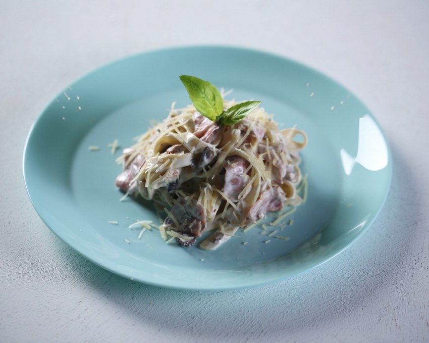 Паста с ветчиной