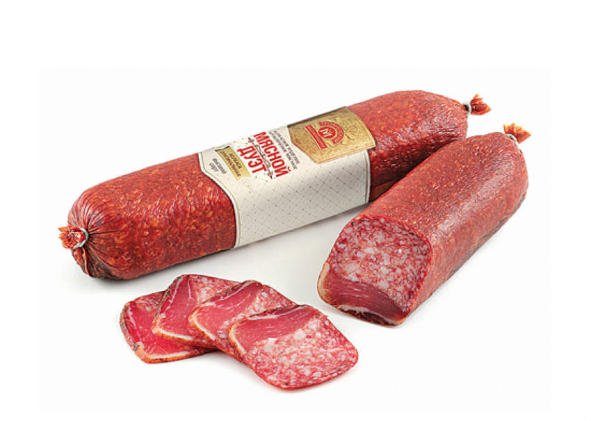 Колбаса дуэт сырокопченая