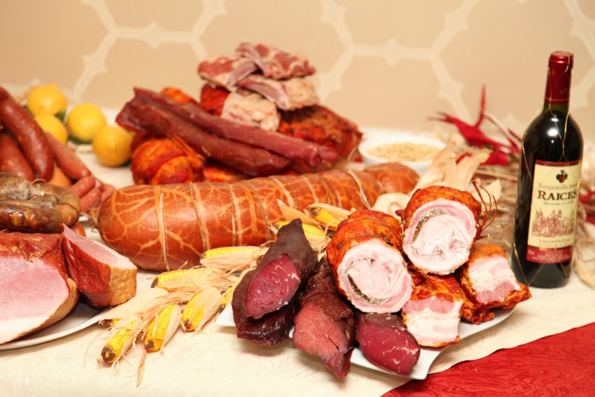 Мясо колбасы