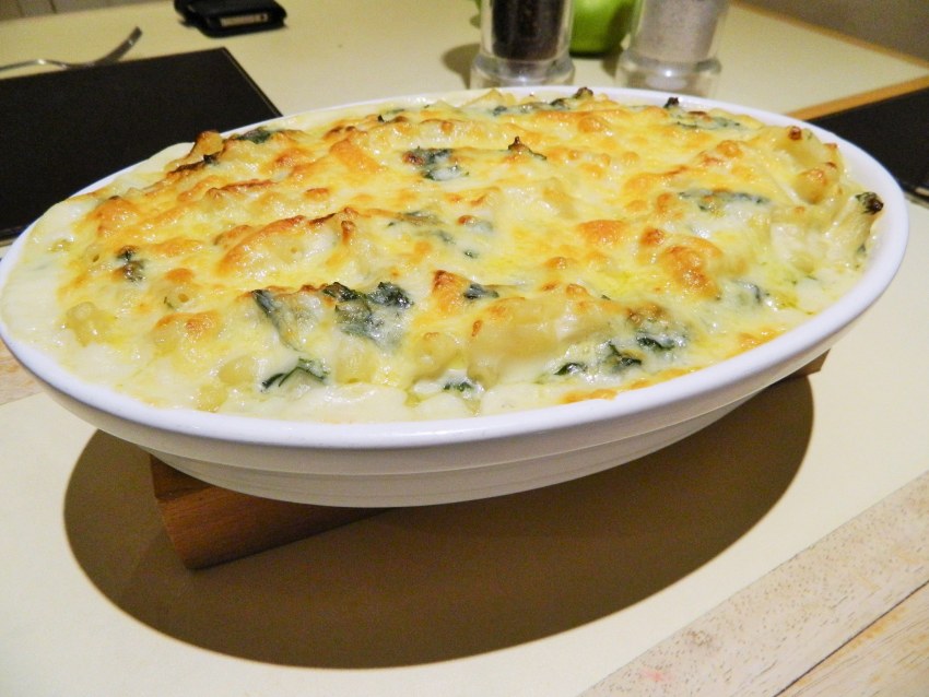 Запеканка с курицей и грибами