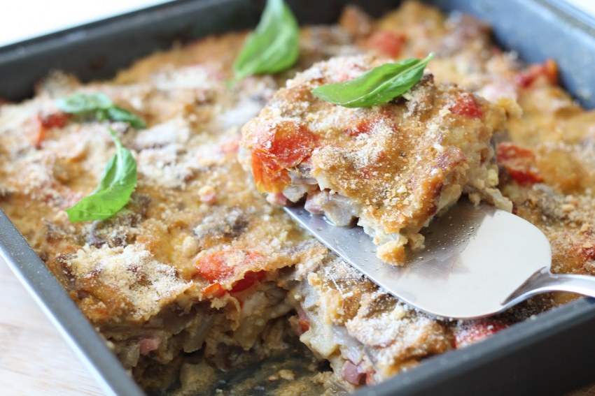 Картофельно мясная запеканка