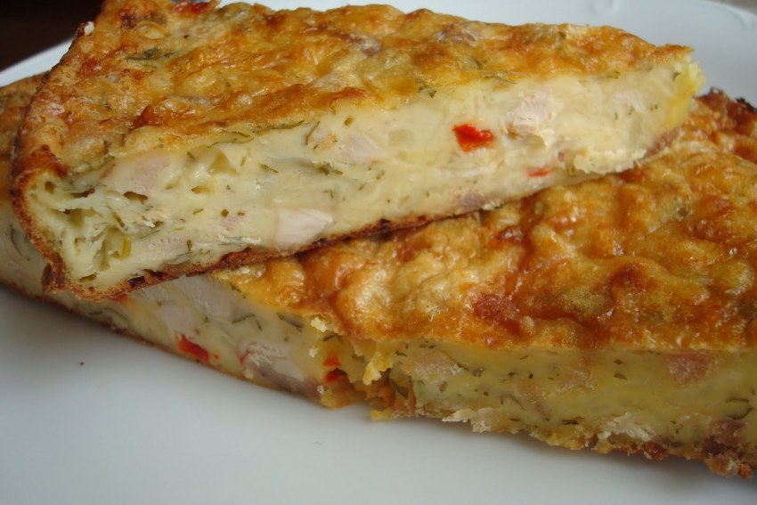 Лёгкий куриный пирог