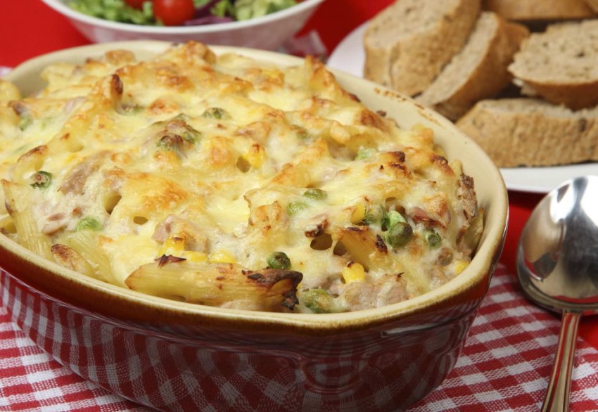 Запеканка с курицей и овощами