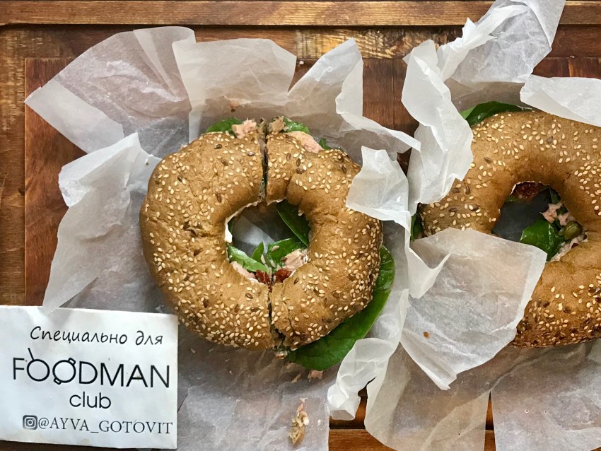 Бейгл с семгой Шоколадница