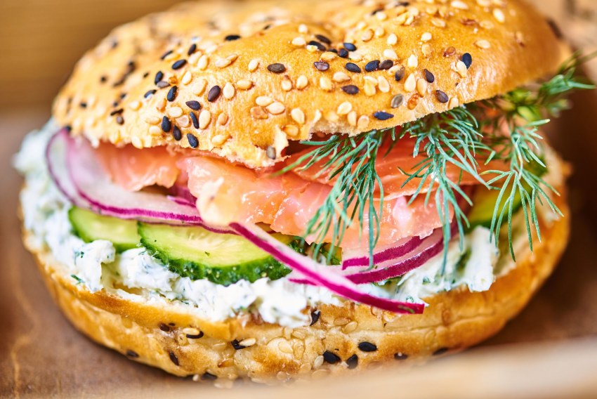 Бейглы из тунца