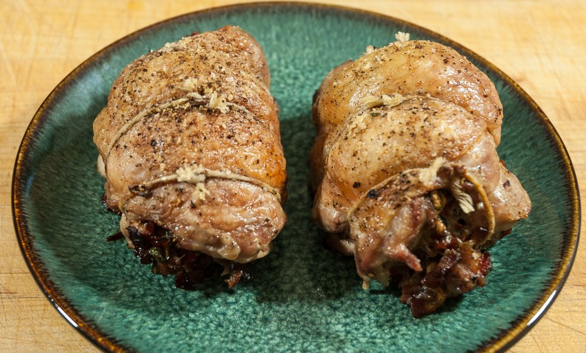 Филе бедра индейки на сковороде