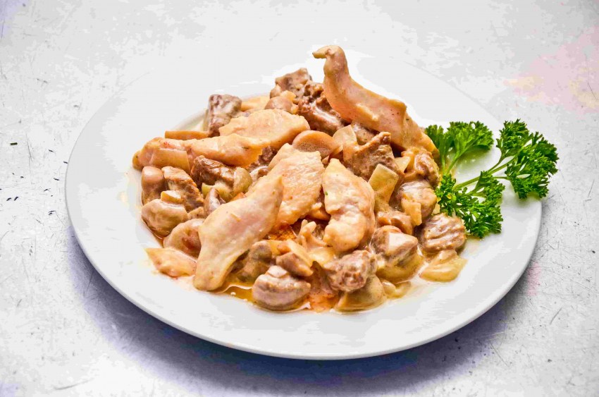 Бефстроганов с индейкой