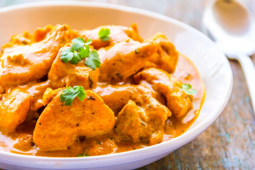 Чикен карри блюдо