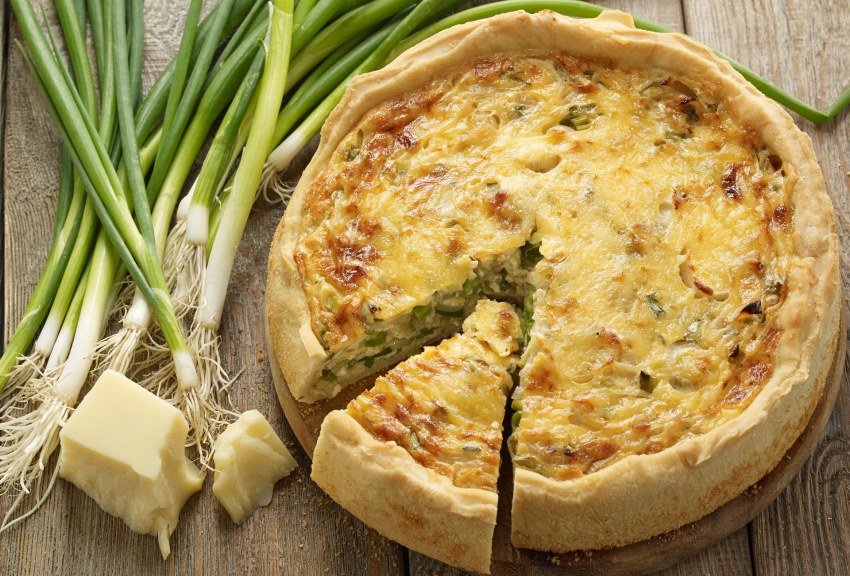 Французский луковый пирог