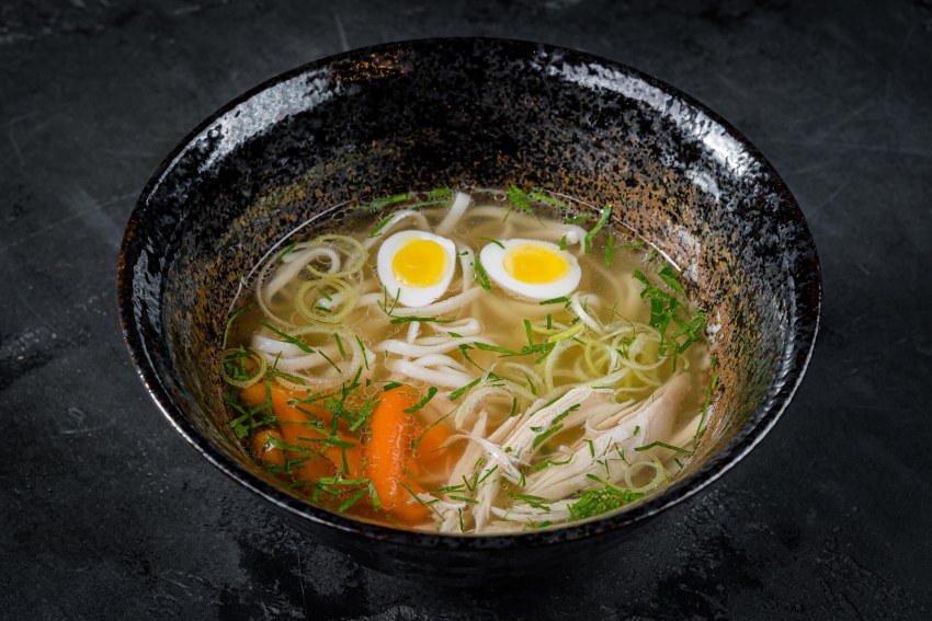 Куриный суп с лапшой