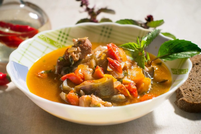 Филе индейки тушеное