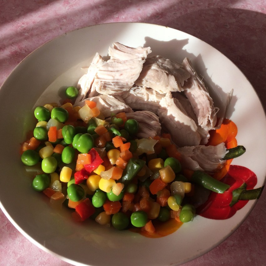 Курица с мексиканской смесью ПП