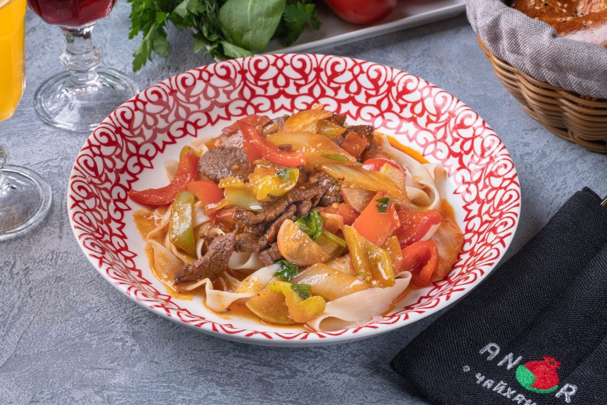 Лапша Восточная лагман пористая 400 uh