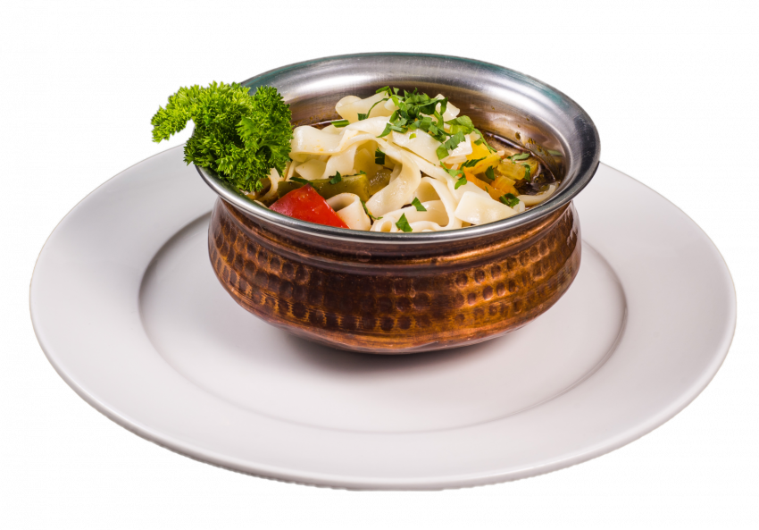 Лагман с говядиной и лазаньей