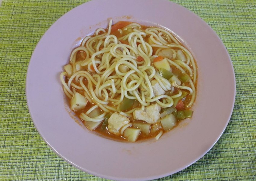 Лагман со свининой