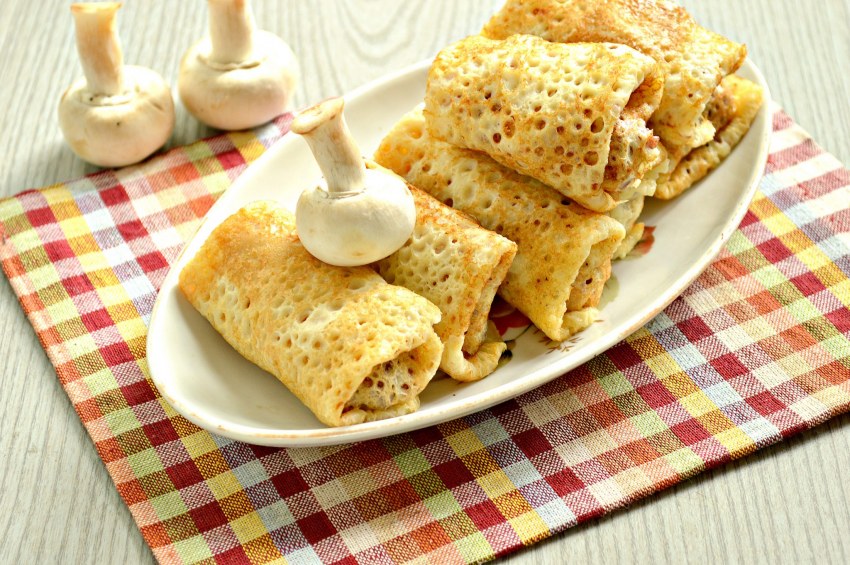 Блины с сыром