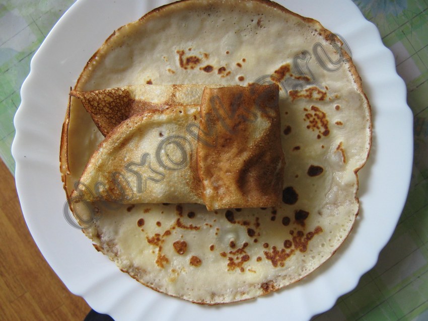 Блины с курицей