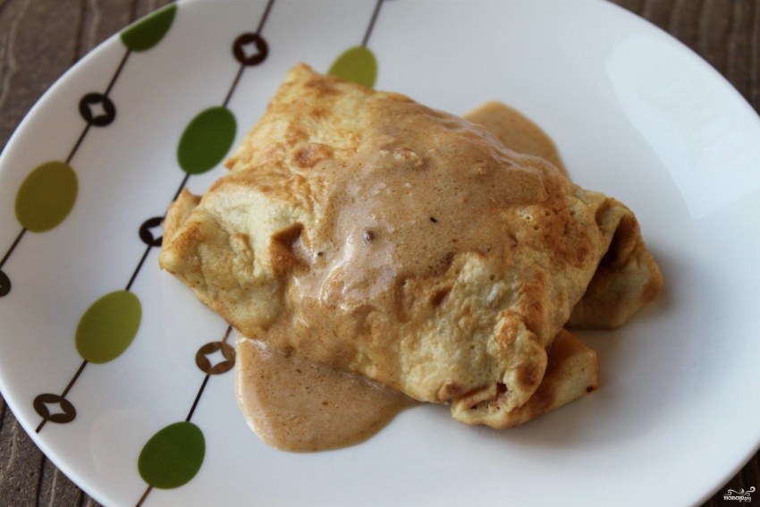 Блинчики с мясом