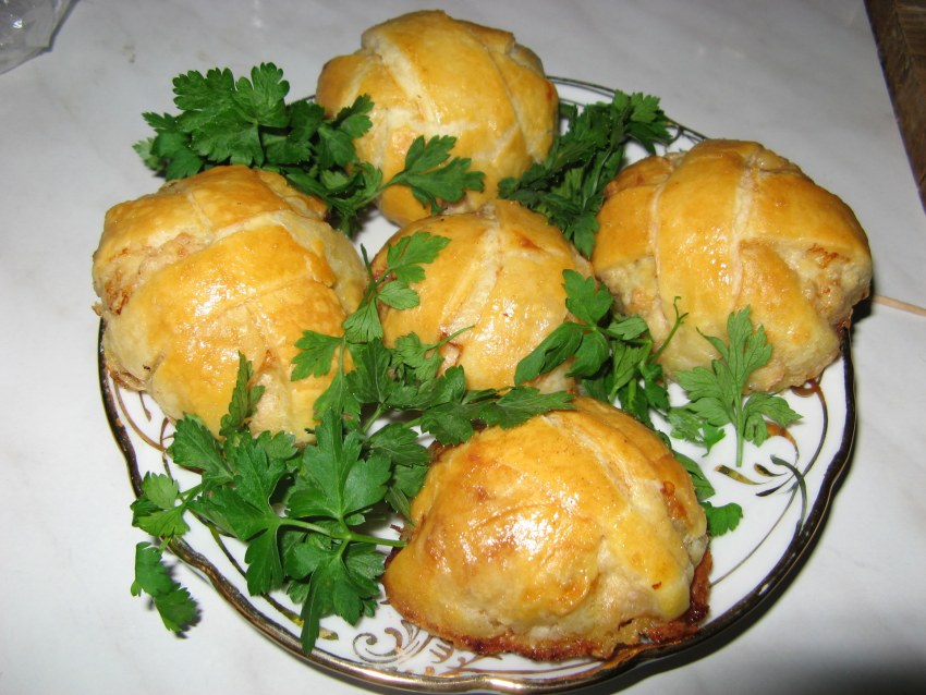 Слоеные корзиночки