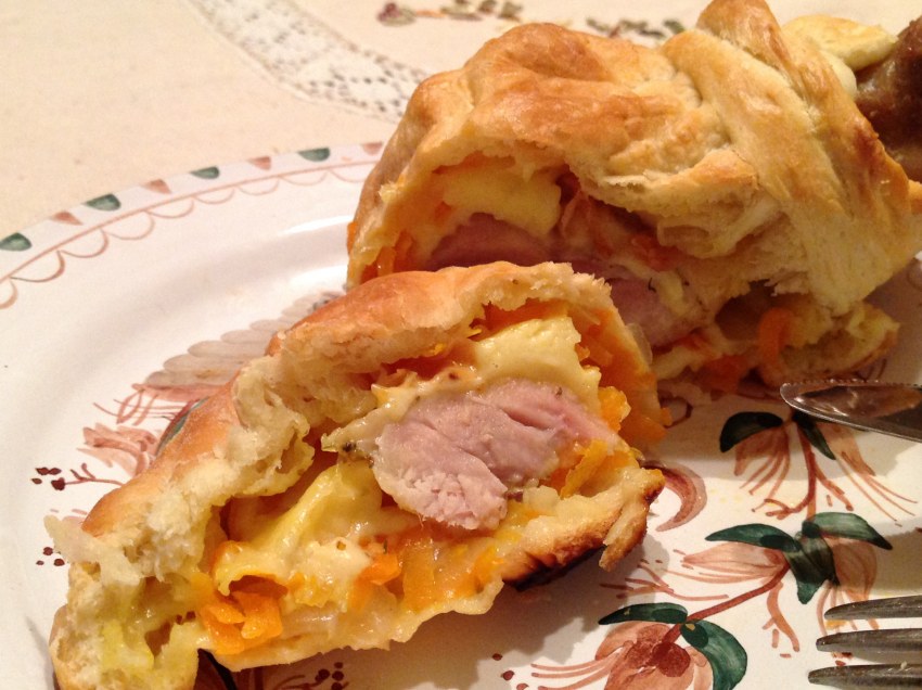 Филе в слоеном тесте