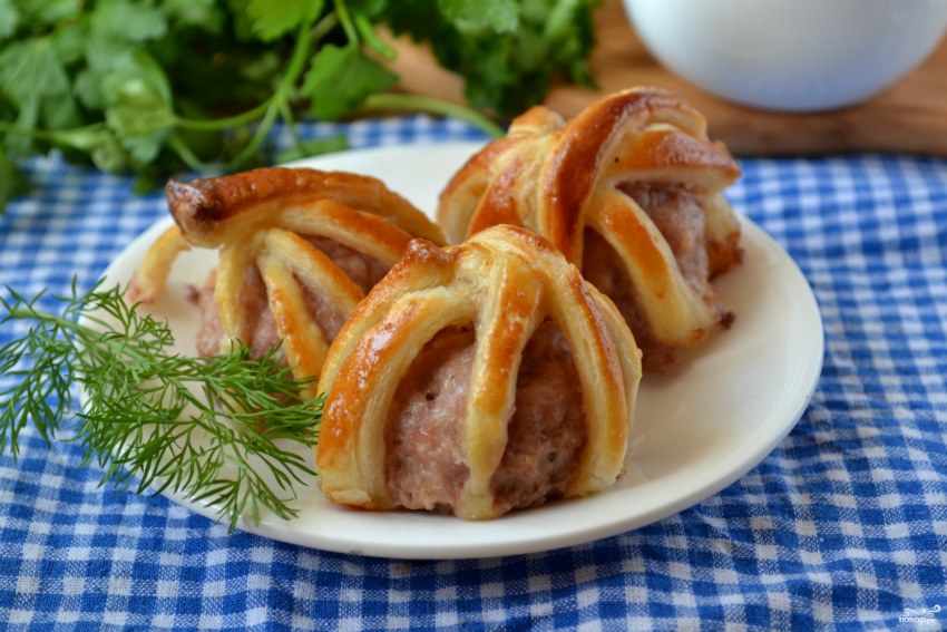 Конвертики со шпинатом и сыром