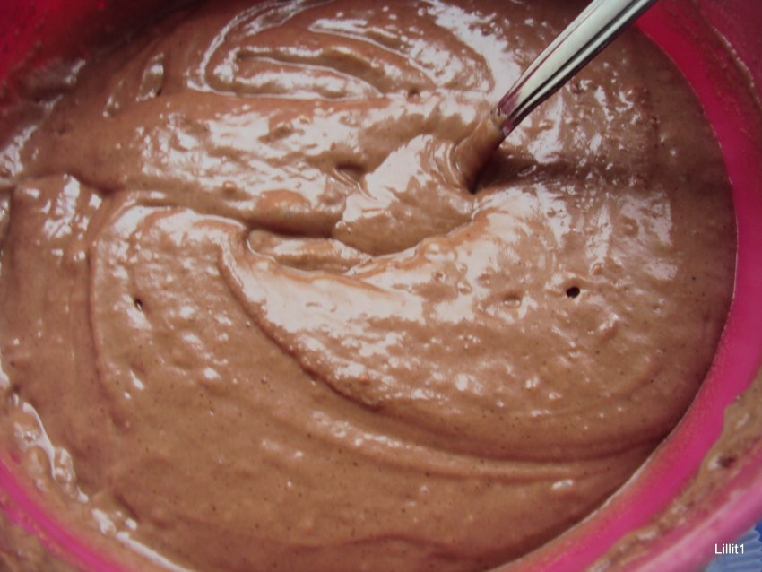 Жидкое шоколадное тесто