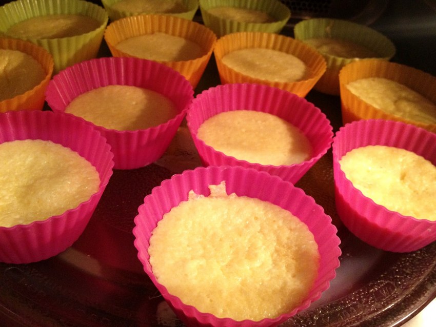 Творожные маффины в силиконовых формочках