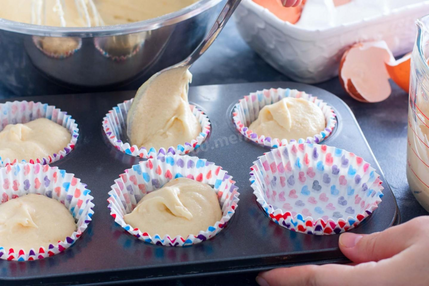 Кексики с начинкой