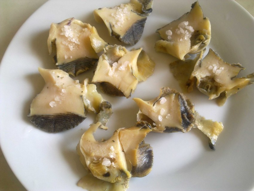 Мидии в сливочном соусе