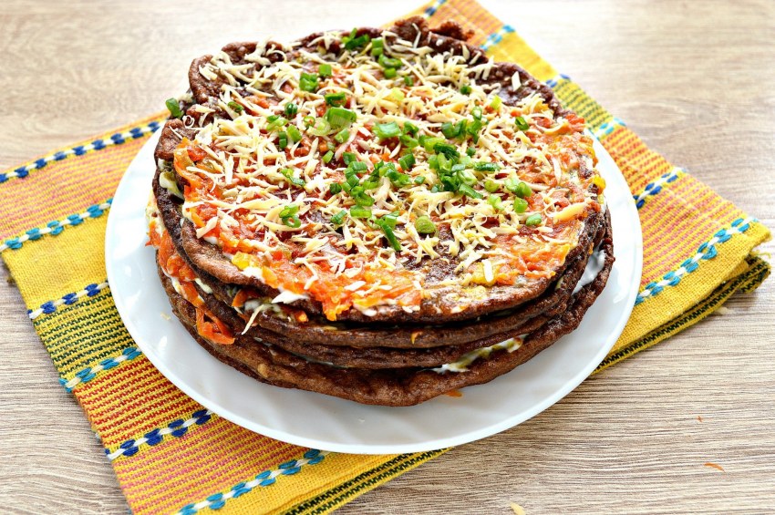 Торт закусочный рыбный