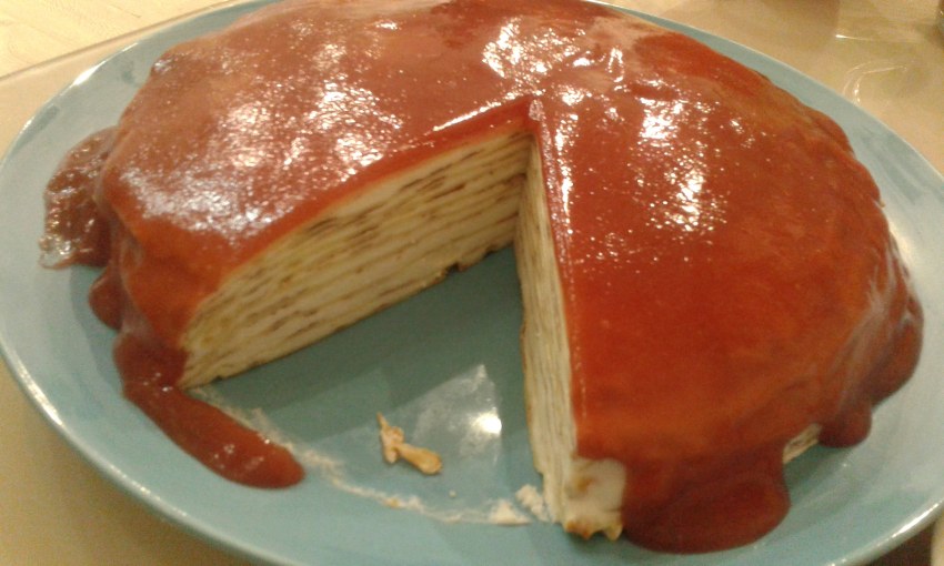 Блинный торт Маковка