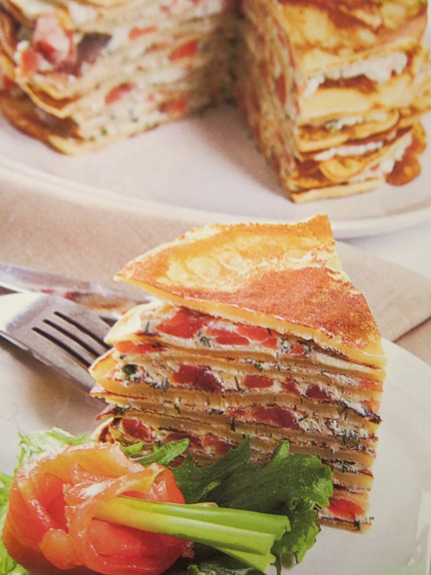 Блинный торт с маскарпоне