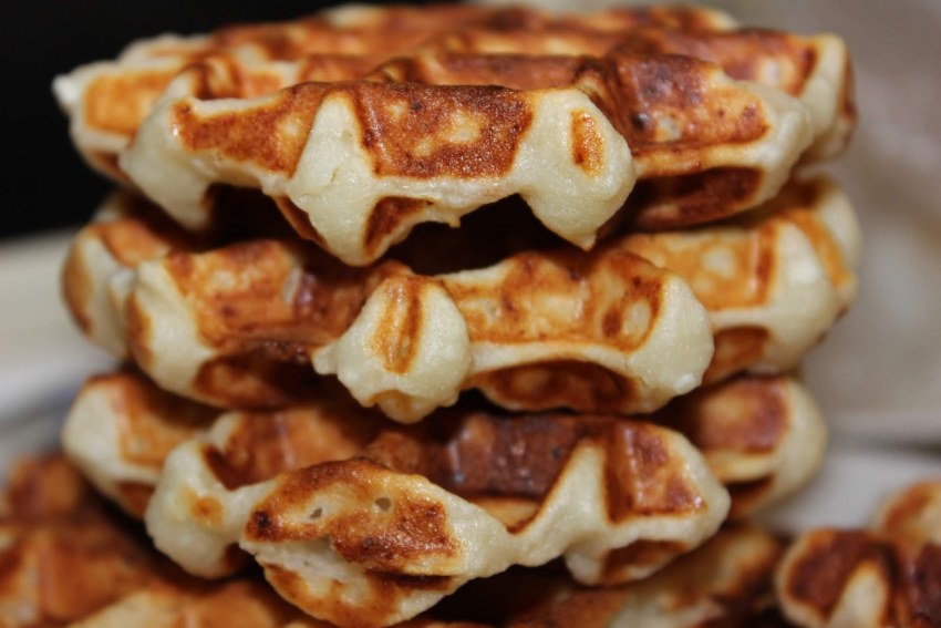 Вафли из мультипекаря