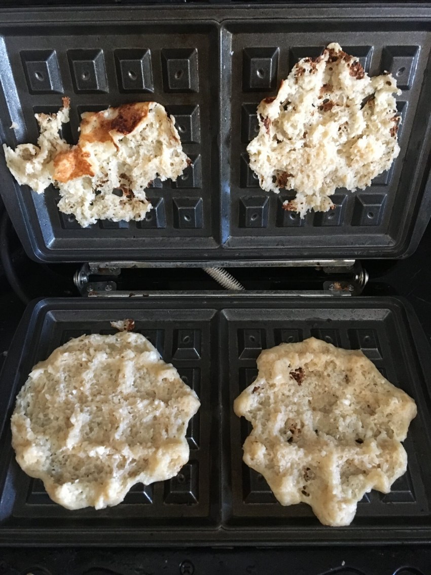 Вафли на электрогриле с творогом