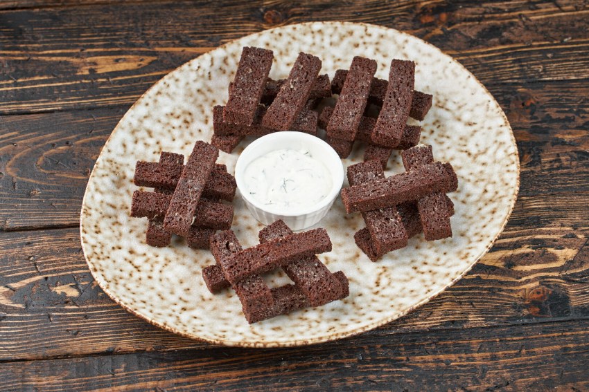 Гренки чесночные к пиву