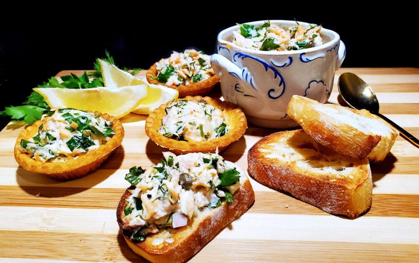 Закуска с паштетом