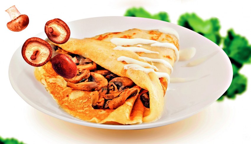 Блинчики с жульеном