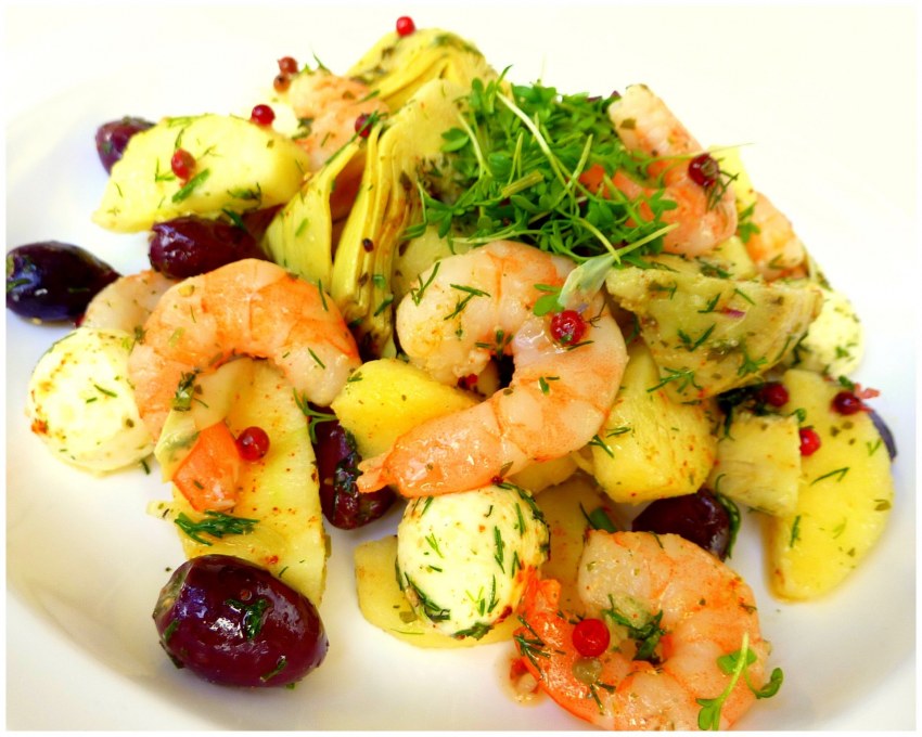 Руккола бальзамик черри моцарелла