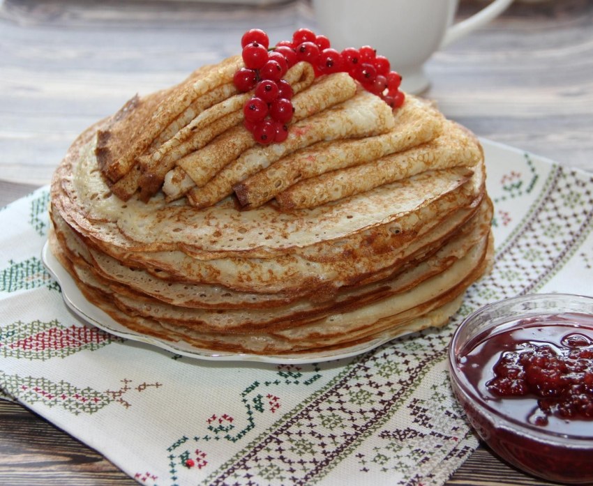 Оладушки со сгущенкой