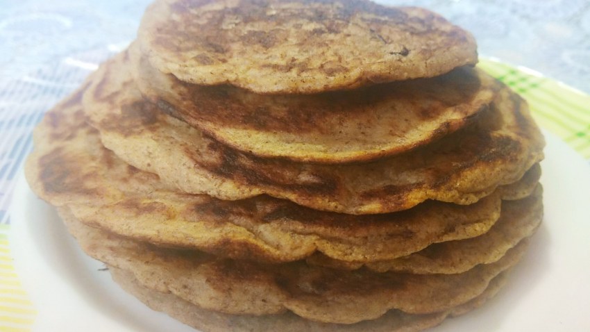 Оладушки на льняной муке