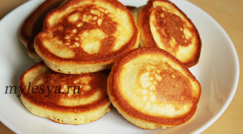 Оладьи на кефире