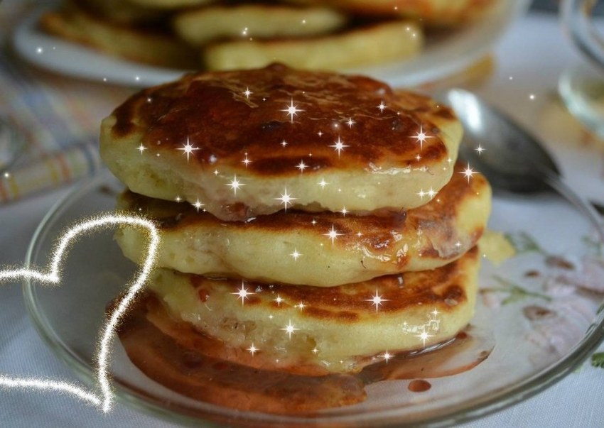 Оладьи на кефире